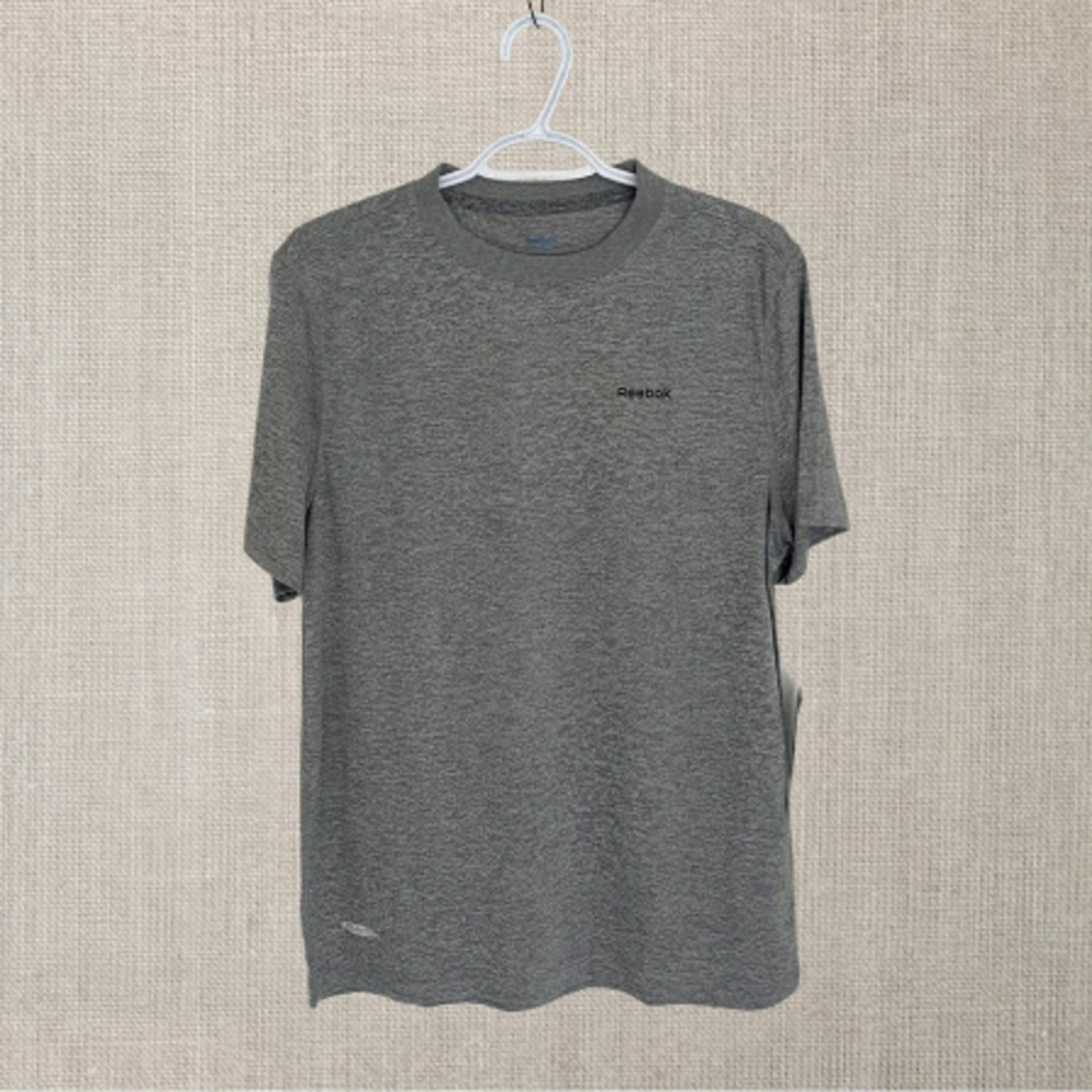 nwt Mens Reebok Performance Grey T-shirt - Picture 2 of 6